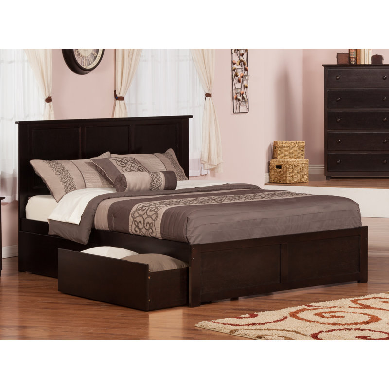 Red Barrel Studio® Bushey Solid Wood Storage Bed & Reviews Wayfair